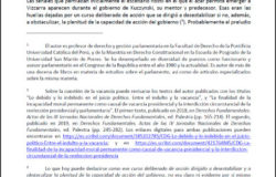 La cronología de los traspiés y desencuentros constitucionales durante el gobierno de Martín Vizcarra