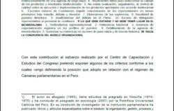 Para examinar el retorno a la bicameralidad en el Perú (2014)