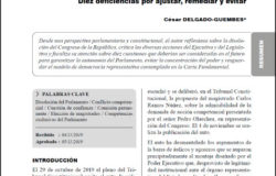 Qué parte de la historia política reciente no debe repetirse en el Perú