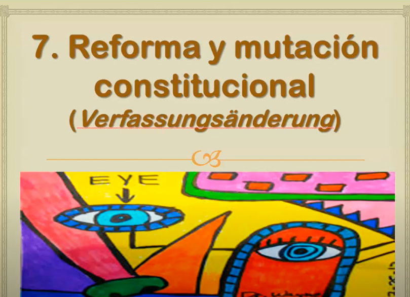 Reforma y mutación constitucional (Verfassungsänderung)