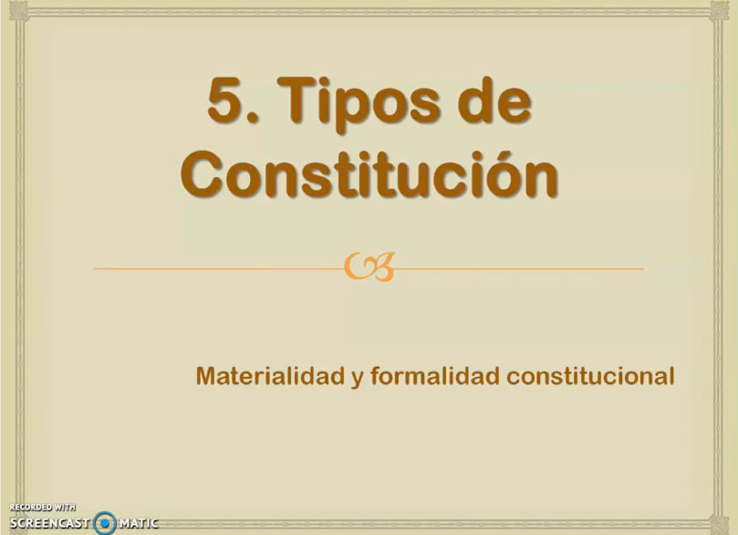 04 Tipos y clasificación de las Constituciones (1)