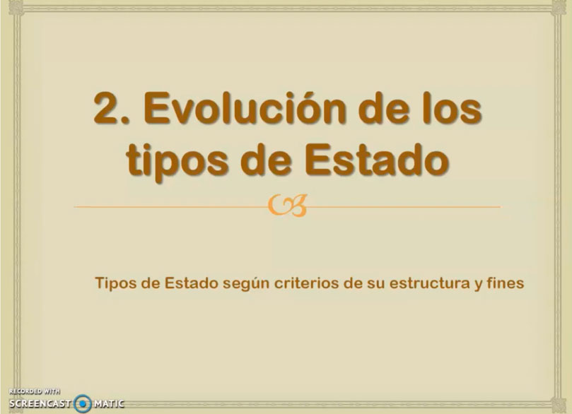 7 Evolución y tipos de Estado moderno