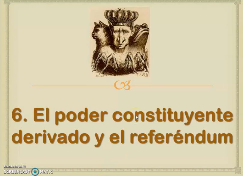 16 El poder constituyente derivado y el referéndum (1)