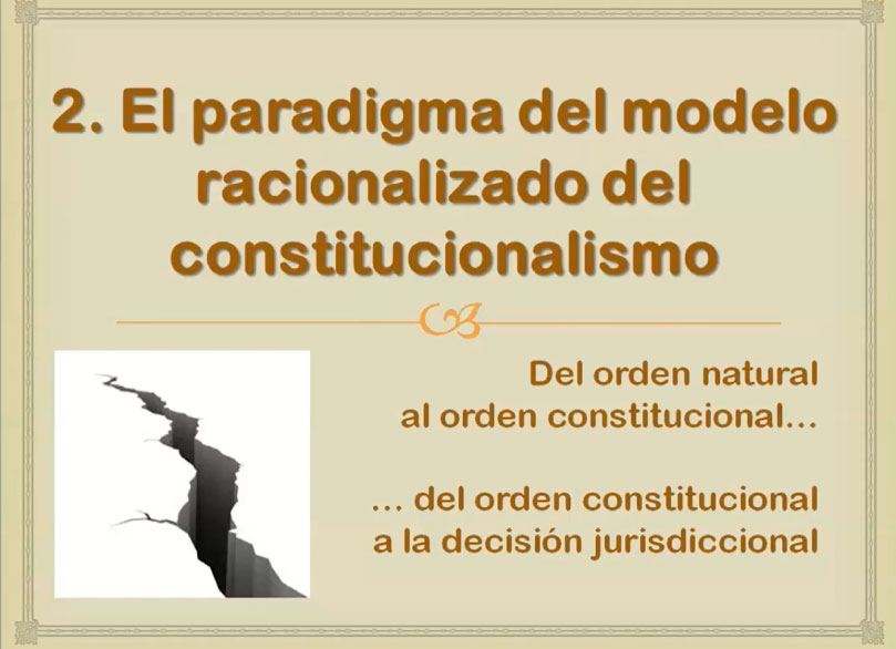24 Control constitucional - Paradigma del modelo racionalizado del constitucioinalismo