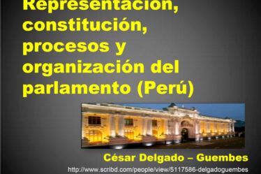 Constitución representativa de los procesos y organización del Congreso (PERU)