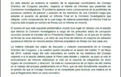 Límite a la discrecionalidad del Consejo Directivo en el Congreso peruano