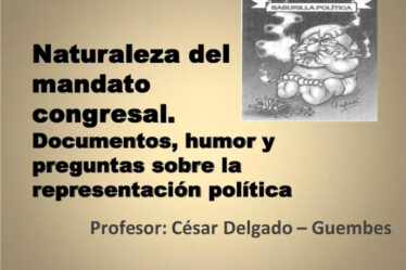 Naturaleza del mandato congresal