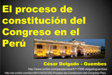 Proceso de Constitución del Congreso (Perú)