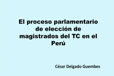 Proceso de elección magistrados del Tribunal Constitucional (PERU, 2010)