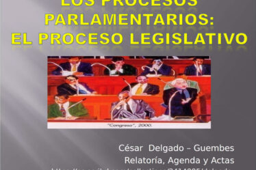 Procesos Parlamentarios - Proceso Legislativo