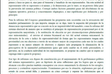 Reformas básicas para la gestión del Congreso peruano (2011-2016)