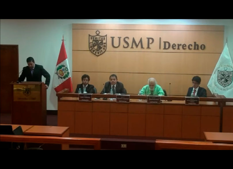 USMP Conferencia sobre el Debido Proceso Parlamentario