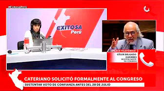 CDG-Pedido de fecha para la investidura del gabinete Cateriano (entrevista 18 Julio 2020)