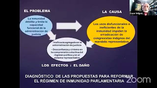 CDG-Reflexiones sobre la inmunidad parlamentaria (DIÁLOGOS CONSTITUCIONALES 28 Agosto 2020)