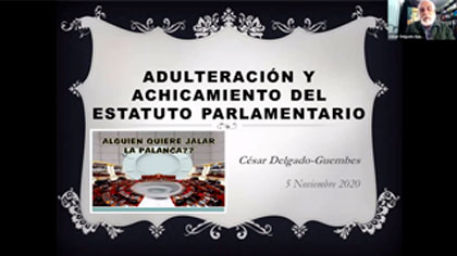 CDG-Adulteración y achicamiento del Estatuto parlamentario (5 Noviembre 2020)