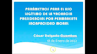 CDG - Parámetros para la vacancia por incapacidad moral permanente