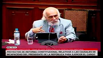 CDG Vacancia presidencial y control de la ética pública por el Congreso 18 enero 2022