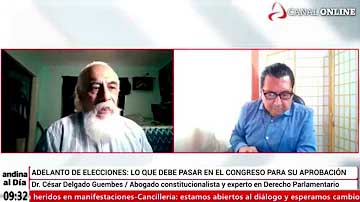 CDG Alcances sobre el proceso de adelanto de elecciones generales